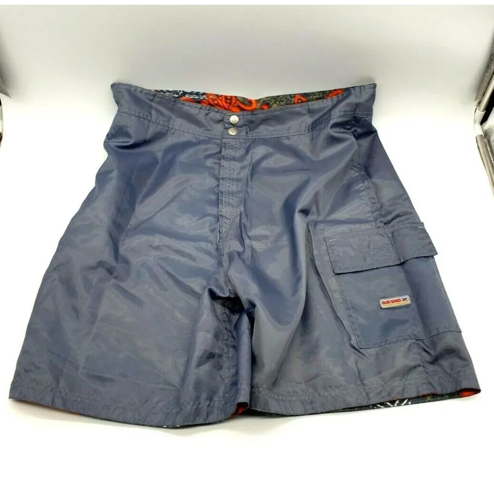 Quik Sand Sportswear Board Shorts Mens 36" Waist Reversable Beach Swim Vacation - Picture 6 of 8